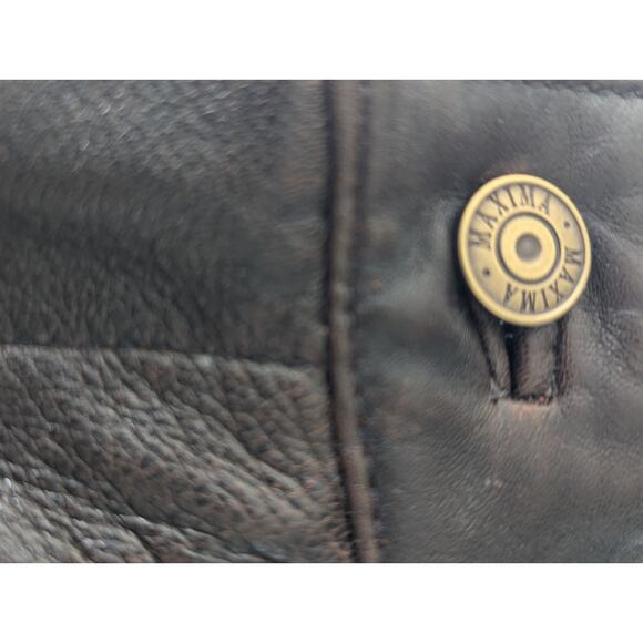 Wilson's Leather Maxima | Vintage Chocolate Brown Leather Pants | Size 6 - Picture 3 of 15